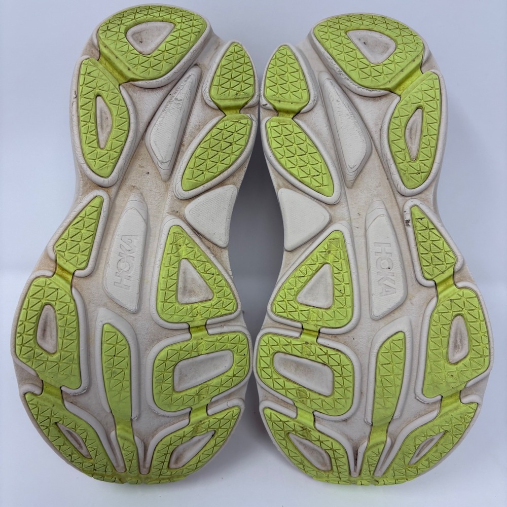 Hoka Bondi 8 Women's Size 7 Cream Orange Athletic Running Shoes 1127952 CMV - Picture 6 of 8